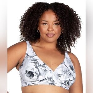Artesands - Maluridae Delacroix Cross Front D-G Cup Bikini Top - size 16 - NWT
